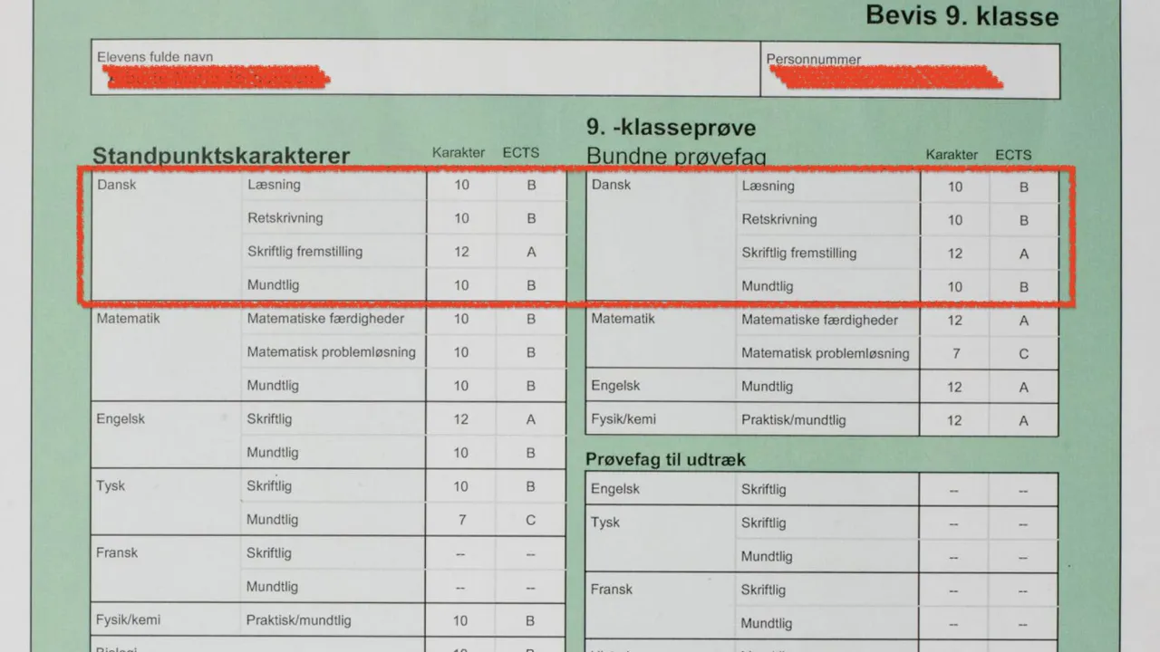 Bevis 9. klasse