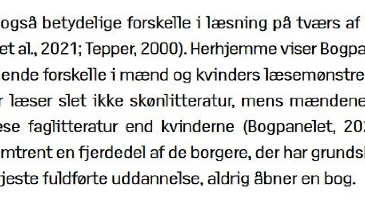 Danskernes læsevaner